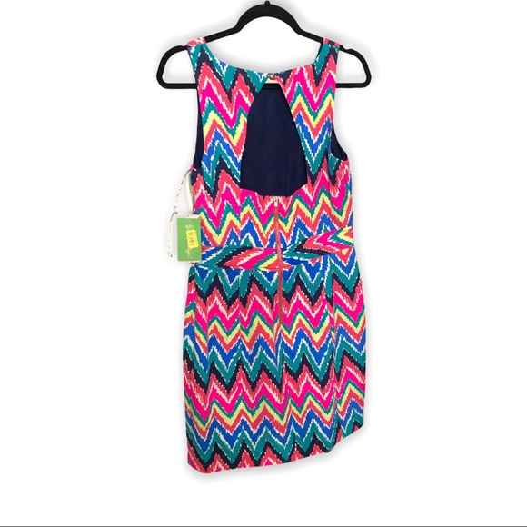 Lilly Pulitzer Kirkland Dress, Neon, Size 10 - Picture 2 of 7